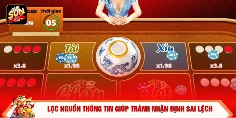Xóc Đĩa Bịp - Sunwin Đưa Ra Dấu Hiệu Nhận Biết Năm 2026 3 Lọc nguồn thông tin giúp tránh nhận định sai lệch