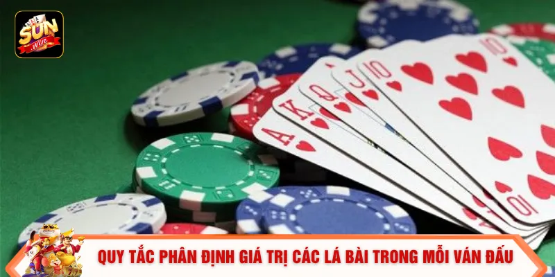 Bài Cào Sunwin - Đỉnh Cao Đấu Trí Nhận Thưởng 1 Ăn 10 1 Quy tắc phân định giá trị các lá bài trong mỗi ván đấu